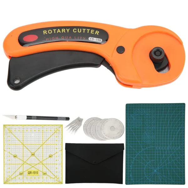15Pcs Fabric Cutter Set Cloth Cutting Hob Kit With Mat - Image 2