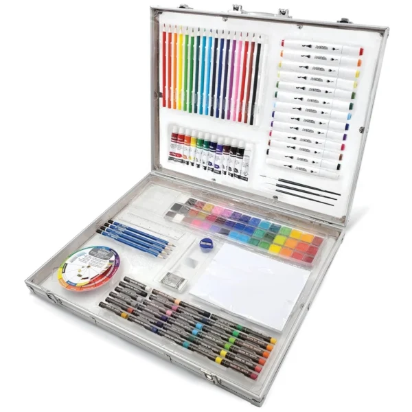 200-Pcs Drawing Set Essential Portable Premium aKit - Image 2