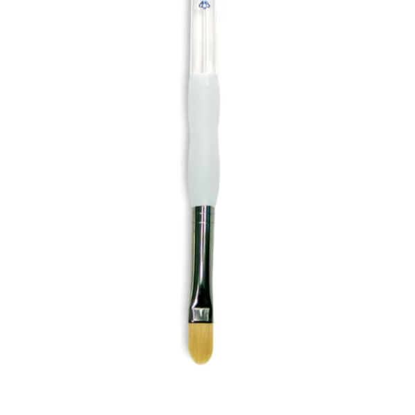 Soft-Grip Golden Taklon Filbert Brush-Size 2 - Image 3
