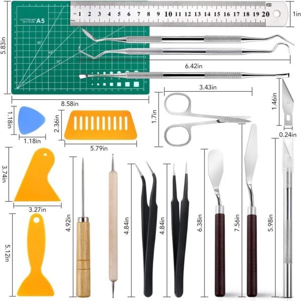 28 PCS Precision Craft Tools Set, Precision Carving Blades - Image 3