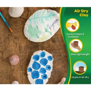 Air Dry Clay, No Bake Clay, Gift For Kids, 25 Lbs, White