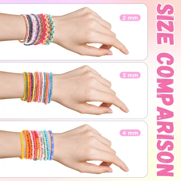 Beads for Jewelry Making, Funtopia 120 Colors 44000+ Pcs - Image 2